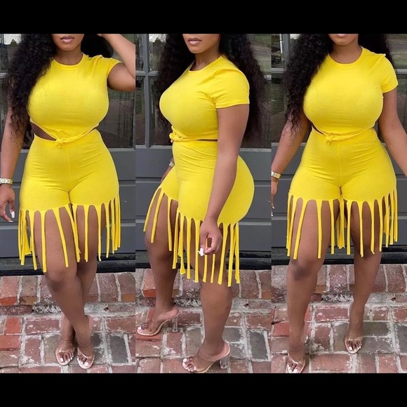 2 piece stringy short set - Picture 1 of 1
